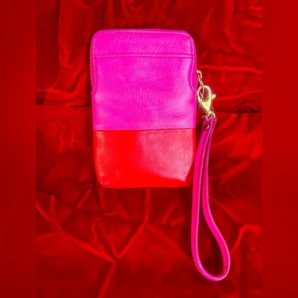 NWT FOSSIL WALLET/PHONE CASE PINK - Picture 2 of 5